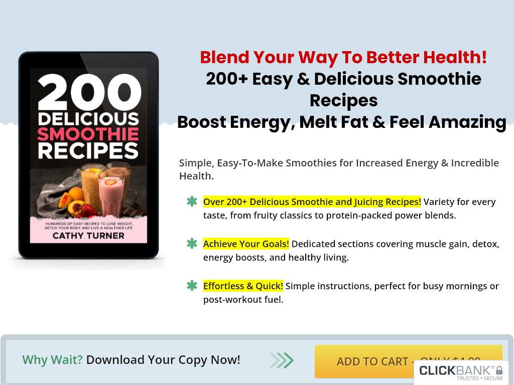 200 Delicious Smoothie Recipes Review