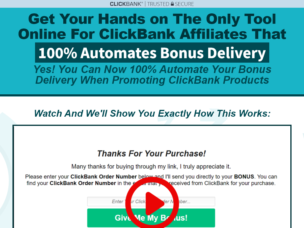 ClickBank Bonus Automator Review