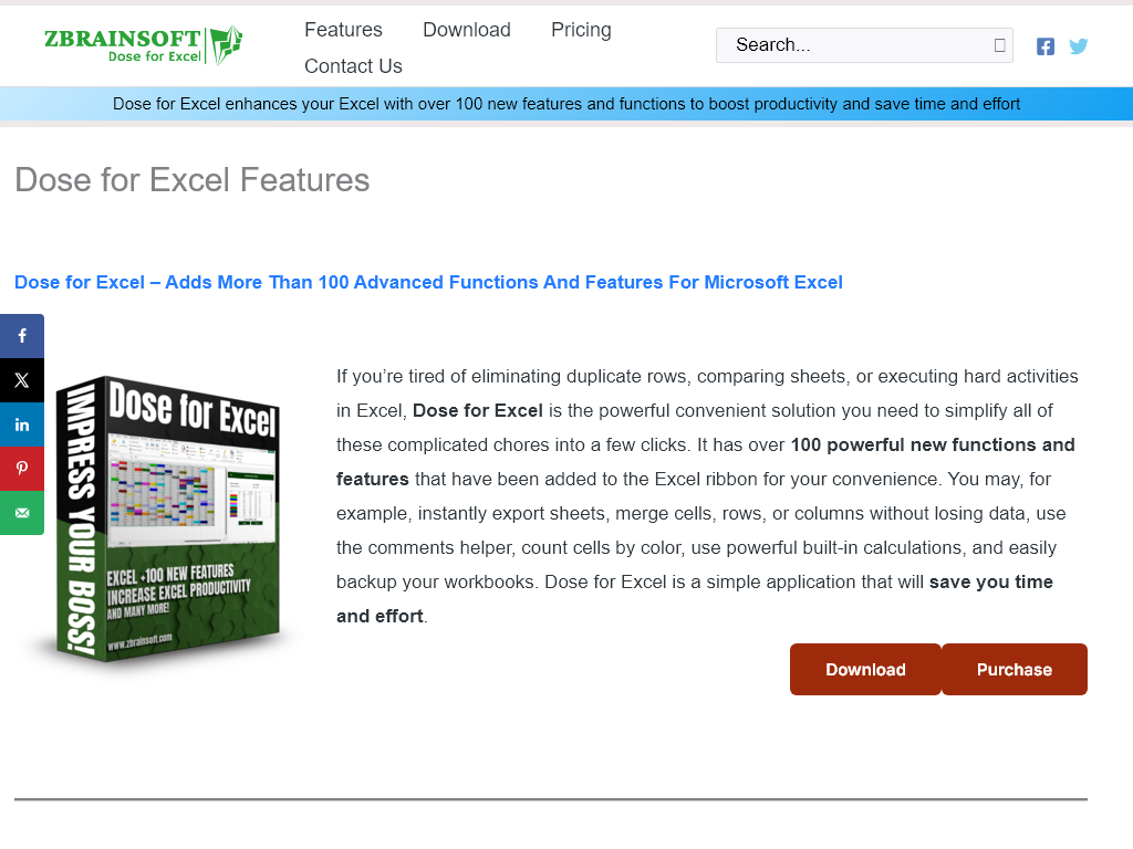 Dose for Excel Review