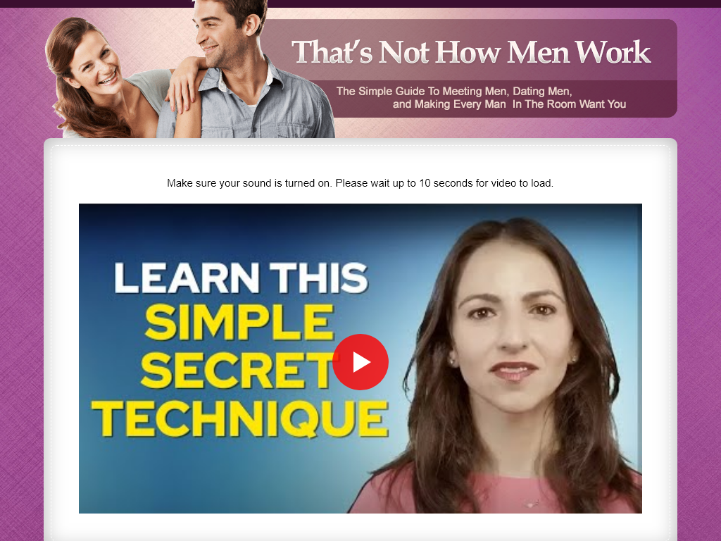 That's Not How Men Work Review