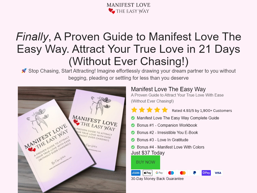 Love Manifestation Guide Review