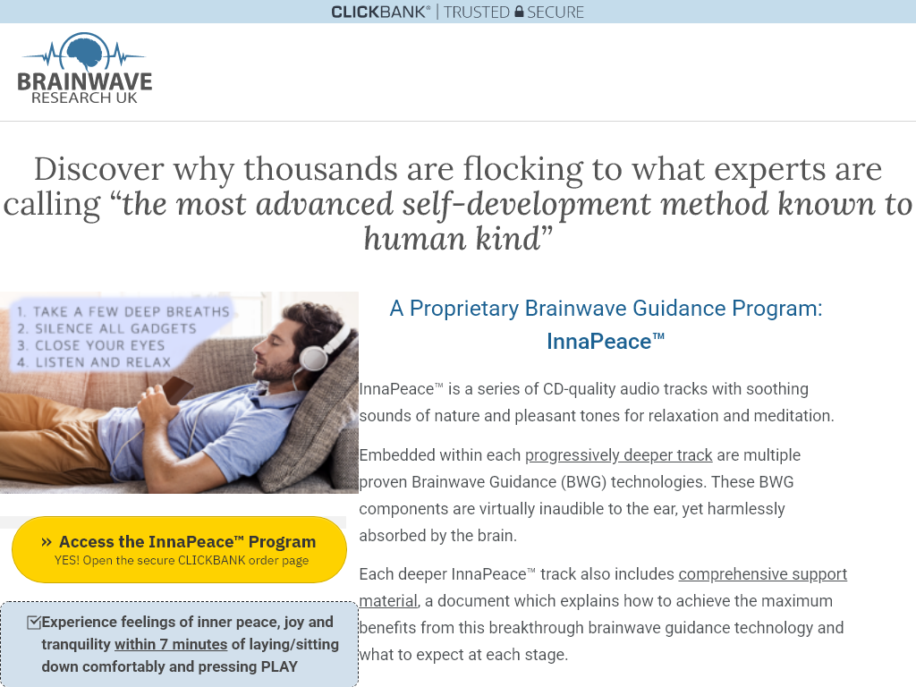 InnaPeace Meditation Program Review