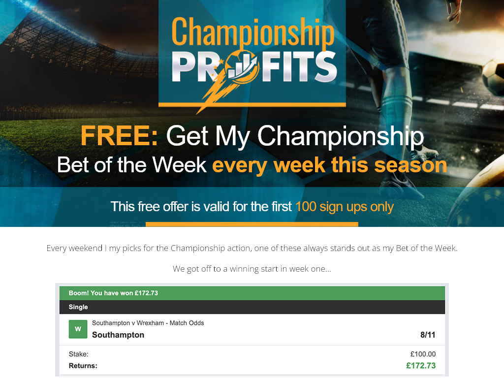 Championship Profits Review